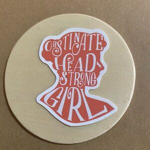 🌈20/$12🌈 Obstinate Head Strong Girl Sticker